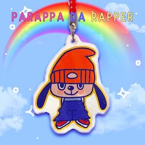 Parappa the Rapper 2&quot; Epoxy Acrylic Charm