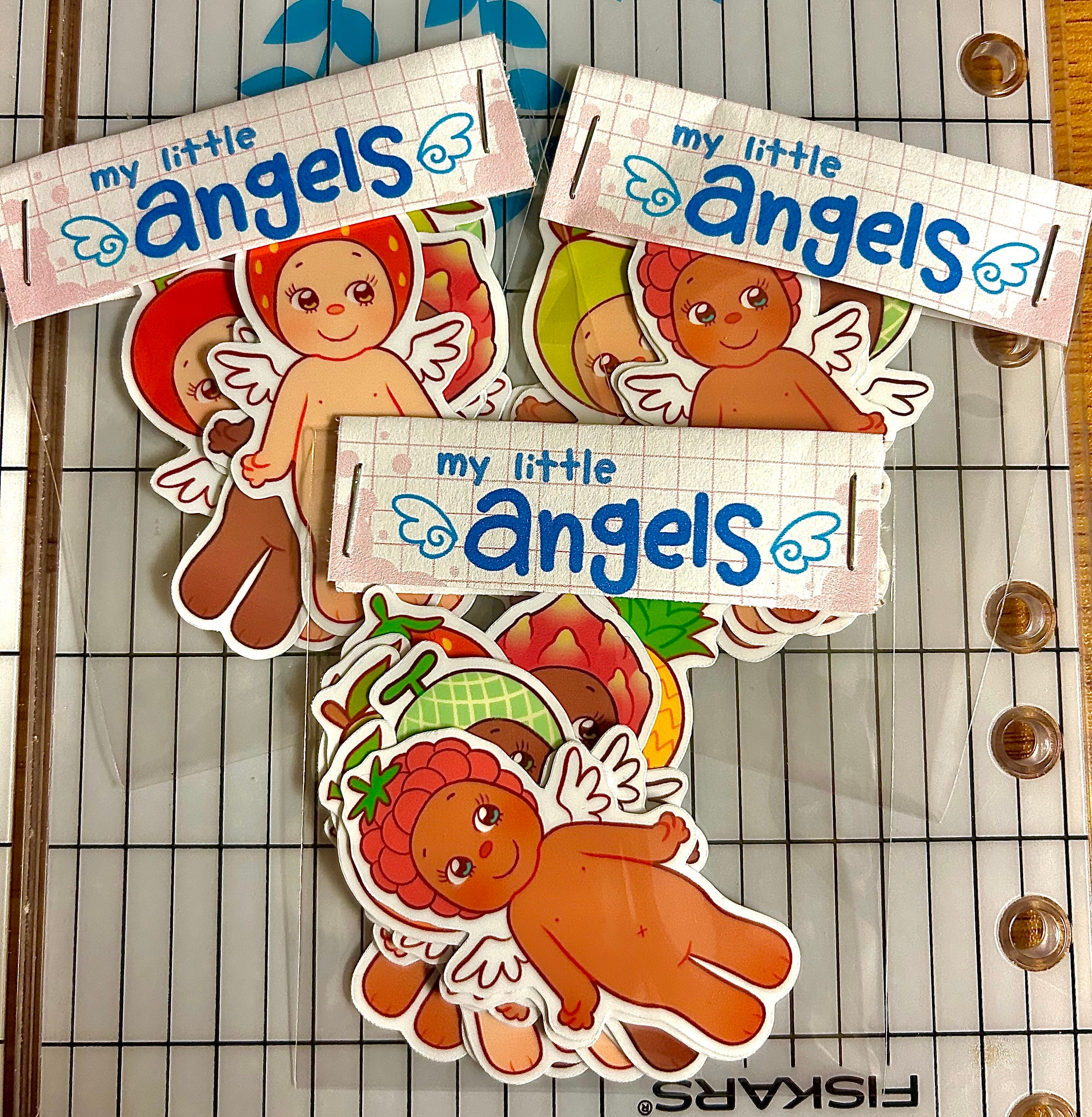 Sonny Angel Stickers, Waterproof Holo Vinyl Sticker Pack and Sheet, Tiny  Angels Series, PLCREATES