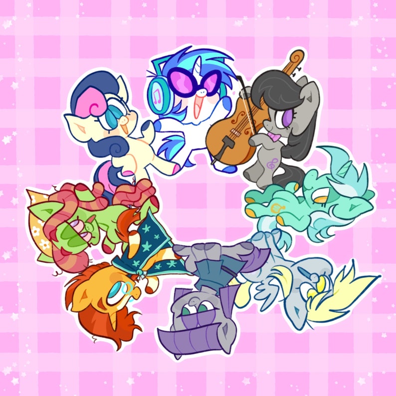 MLP Pony Sticker Packs - Etsy