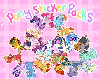 MLP Pony Sticker Packs