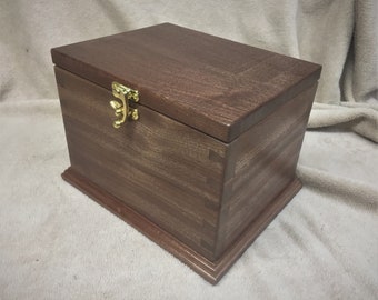 DOVETAIL KEEPSAKE BOX - My Little Keepsake Box - All Solid Mahogany