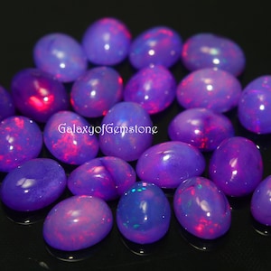 AAA Grade Opal Welo Fire Opal  Opal Crystal  Multi fire Opal  Ethiopian Opal White Opal Fire Opal Opal Cabochon Opal Cabs Calibrated