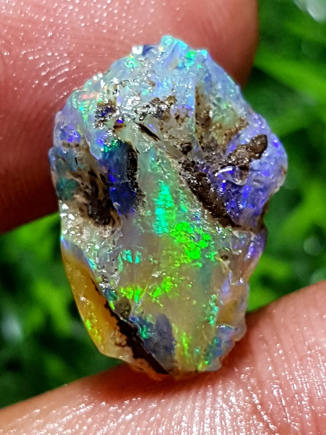 10.00 Carat 14x16 MM Raw Opal Stone / Opal Rough Gemstone / | Etsy