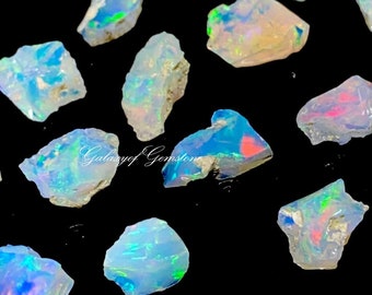 100 Stück hochwertiger Rohopal Rohopal Rohopal Rohopal Kristall Lot Welo Opal AAA Grade Rohopal Kristall fire Opal Rough