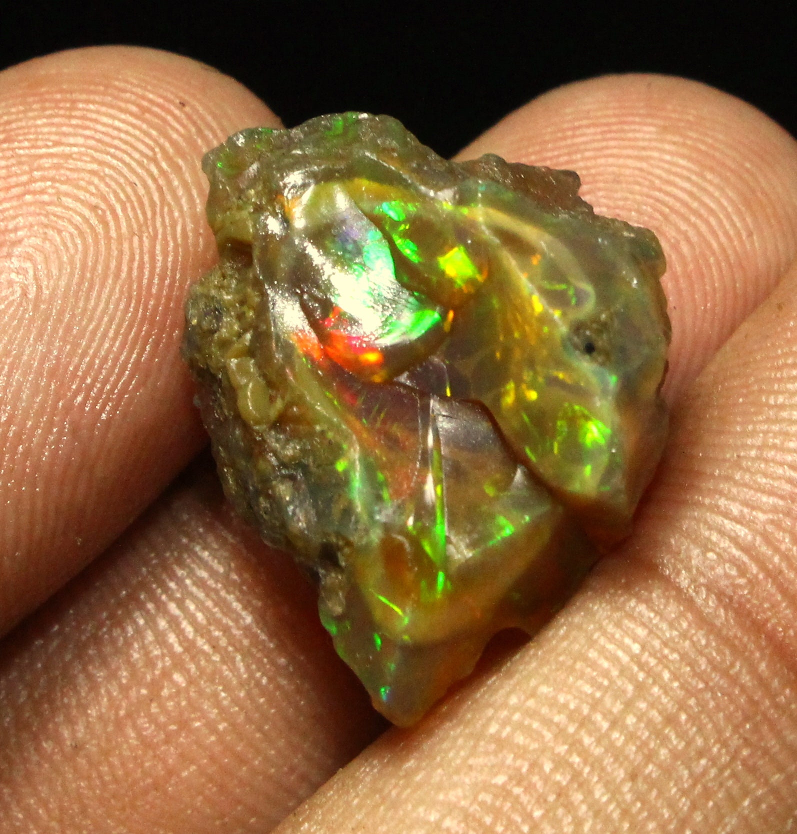 23.00 Carat 20x20 MM Raw Opal Stone / Opal Rough Gemstone / | Etsy
