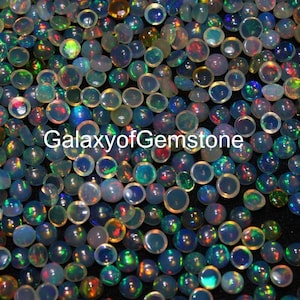 Ethiopian Opal Round Natural Opal Round Lot Round Opal Cabochon Opal Cabochon Multi Fire Opal Calibrated Opal Ethiopian Fire Opal Cabochon