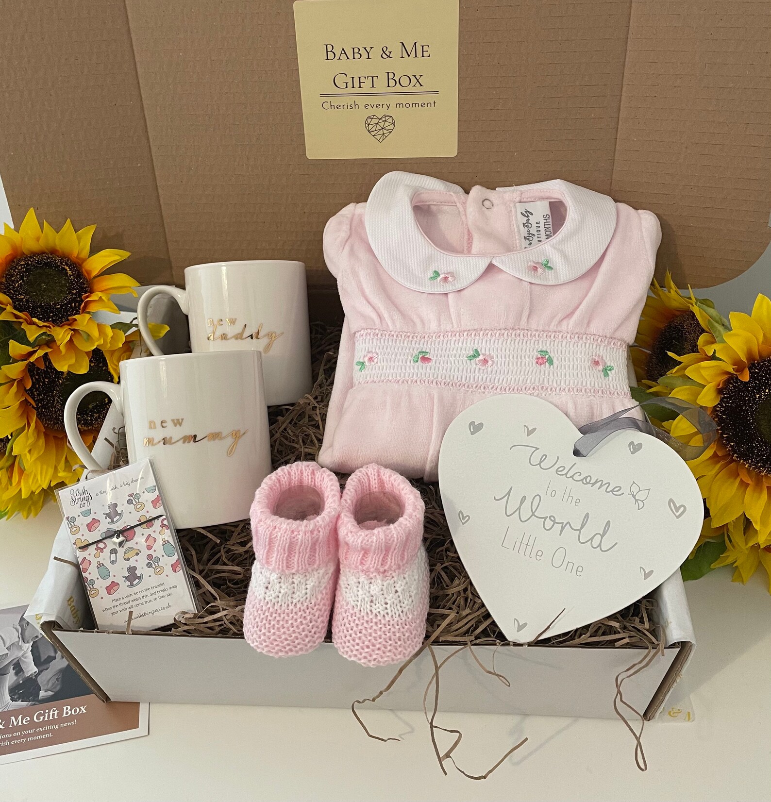 NEW Baby Girl Hamper Mom & Dad Deluxe Hamper. Perfect Baby Etsy