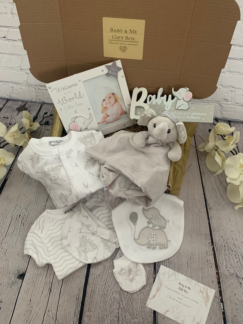 Elephant Baby Hamper. Perfect Gift for Newborn Baby Etsy
