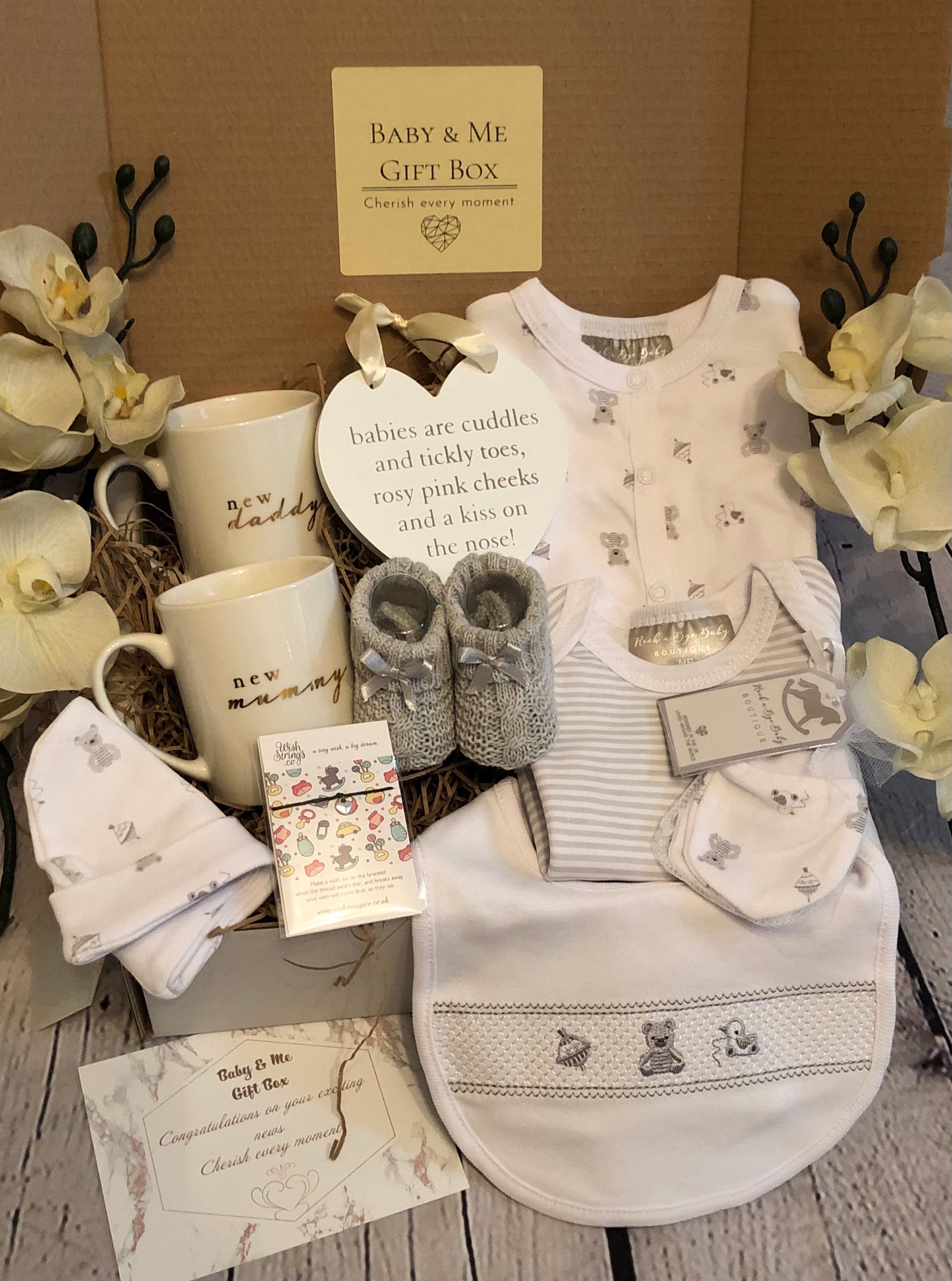 Baby Gift Box Mom & Dad Deluxe Hamper. Perfect Baby Gift for Etsy
