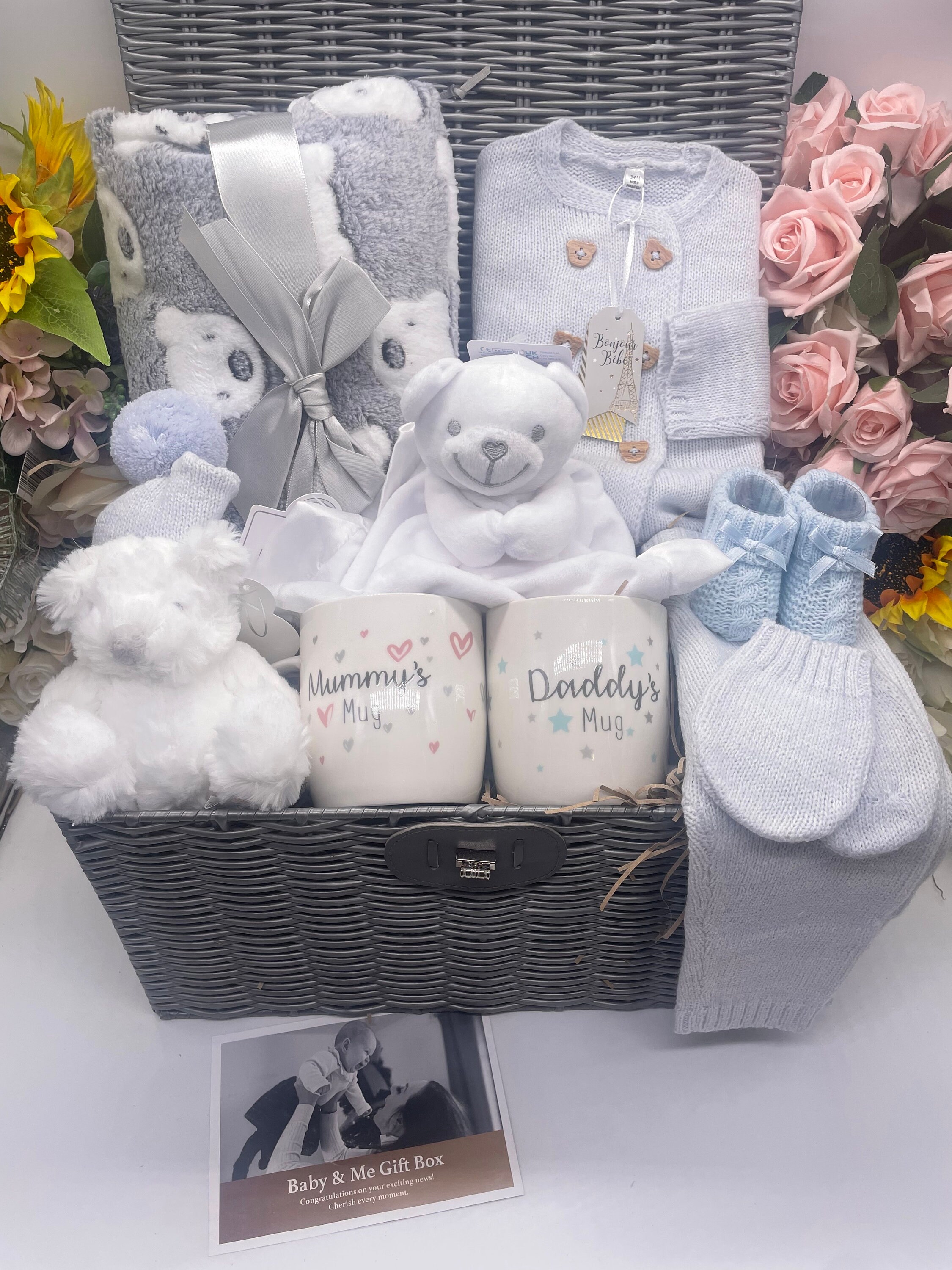 Coffret cadeau bain bébé fille Utopia - moyenne box