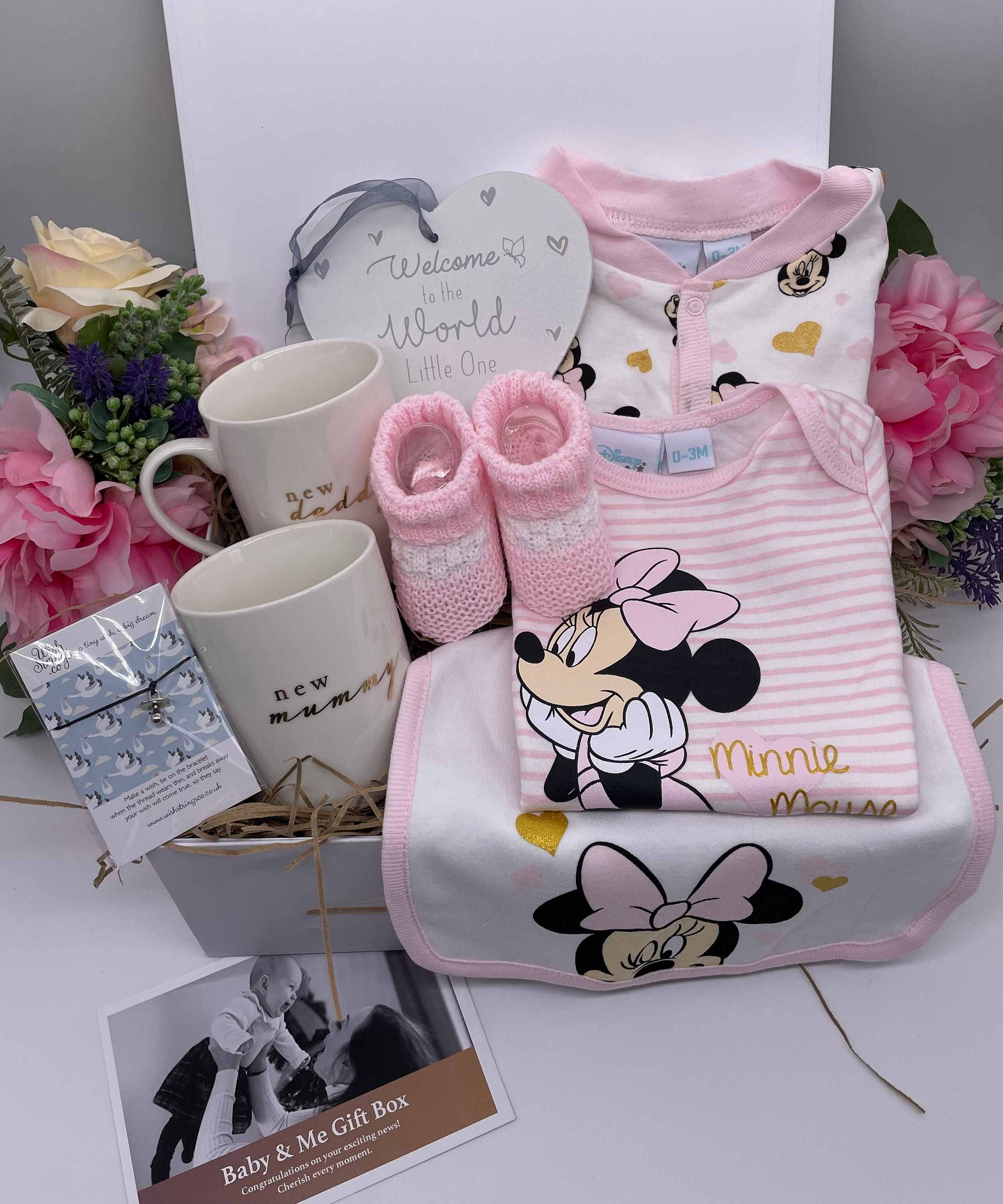 Disney Baby Hampers Baby Mom & Dad Deluxe Hamper. Perfect Etsy