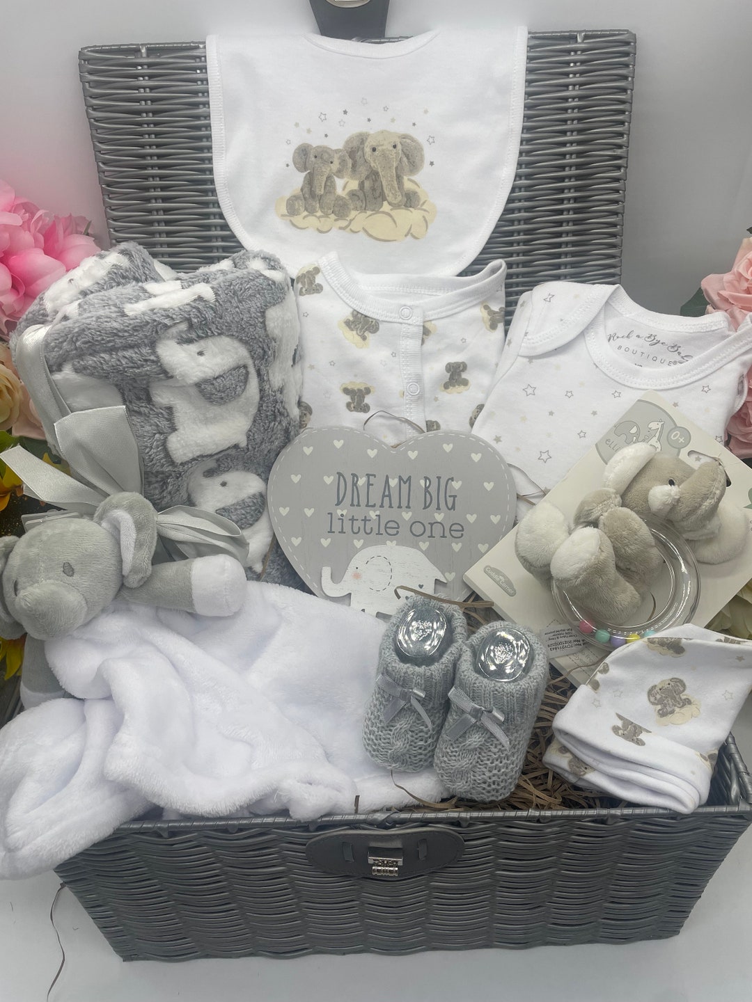 New Safari Baby Hamper, Baby Hamper, Baby Unisex Hamper, Mom &dad