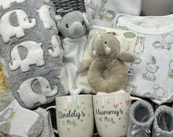 Safari Baby Hamper: Unisex Newborn Gift Set