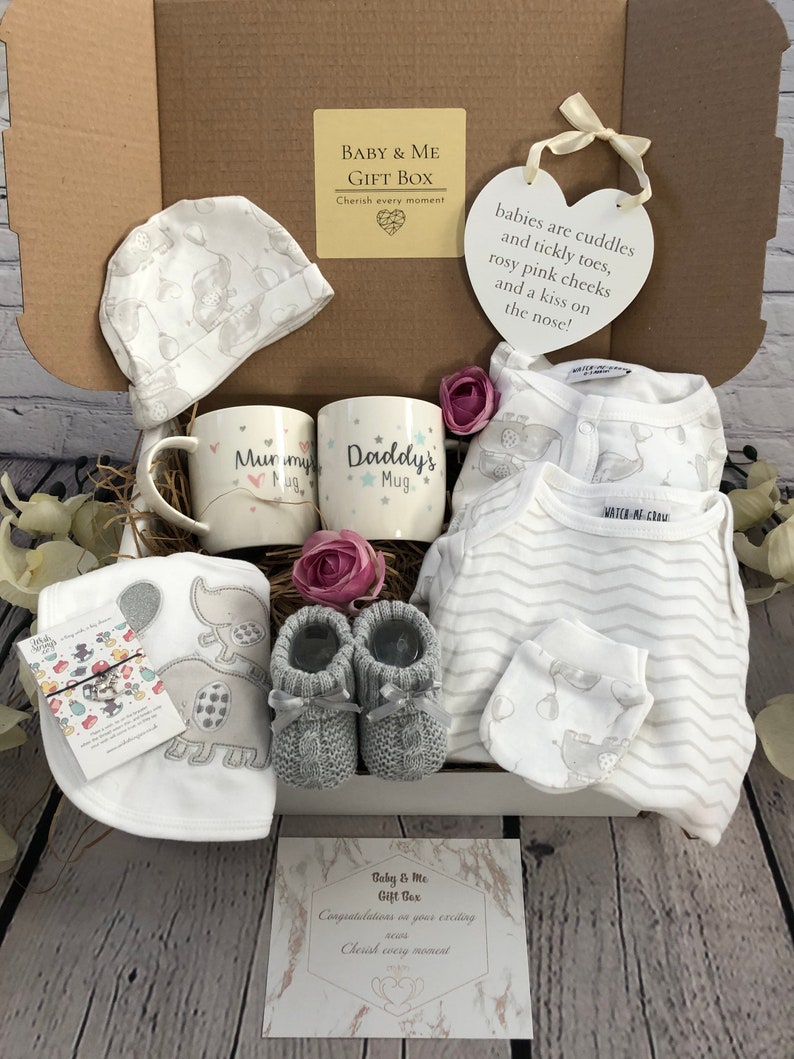 Baby gift box Mom & Dad Deluxe Hamper. Perfect Baby Gift for Etsy