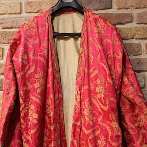 Vintage Robe Old Handmade Costume, Ottoman Robe Vintage Costume,Ping gold color bindalli,free shipping