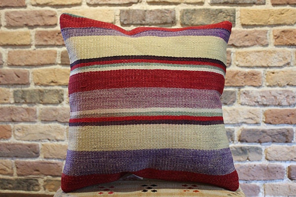 Oreiller kilim Rayé,