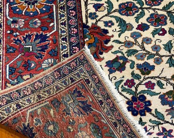 手織りトルコ産カイセリ絨毯 – 鮮やかな花柄 365×250 cm (12×8.2 ft
