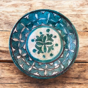Antique Ceramic plate,Gift decorative plate on a stand,Antique clay plate,Unique hand-painted wall plate,Large Ceramic plateFree Shipping