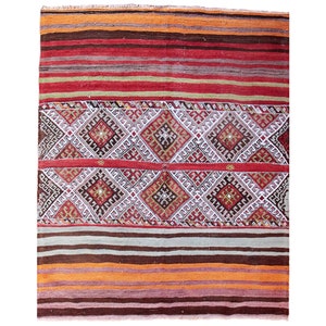 Antique Turkish Kilim,Vintage Turkish Rug ,Antique Turkish Rug , Handmade Rug , Anatolian Rug , Wool Rug , Turkish Kilim Rug
