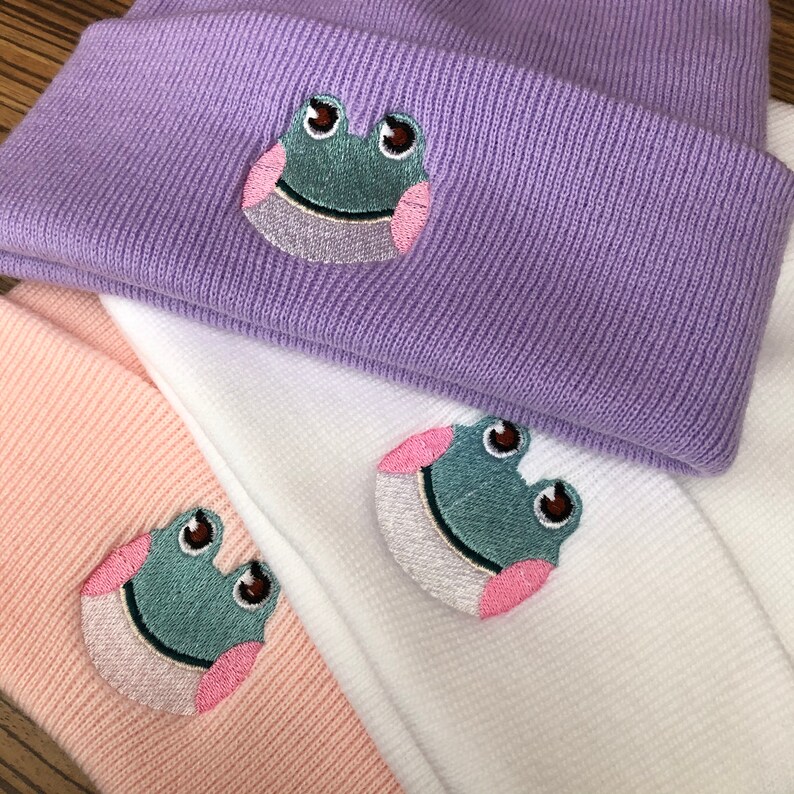 Lily Beanie Hat Acnh Inspired Pastel Animal Crossing Cute Gift Etsy UK