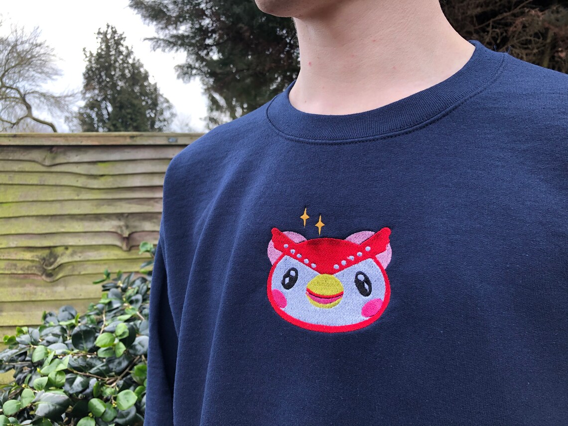 acnh printed fleece sweater