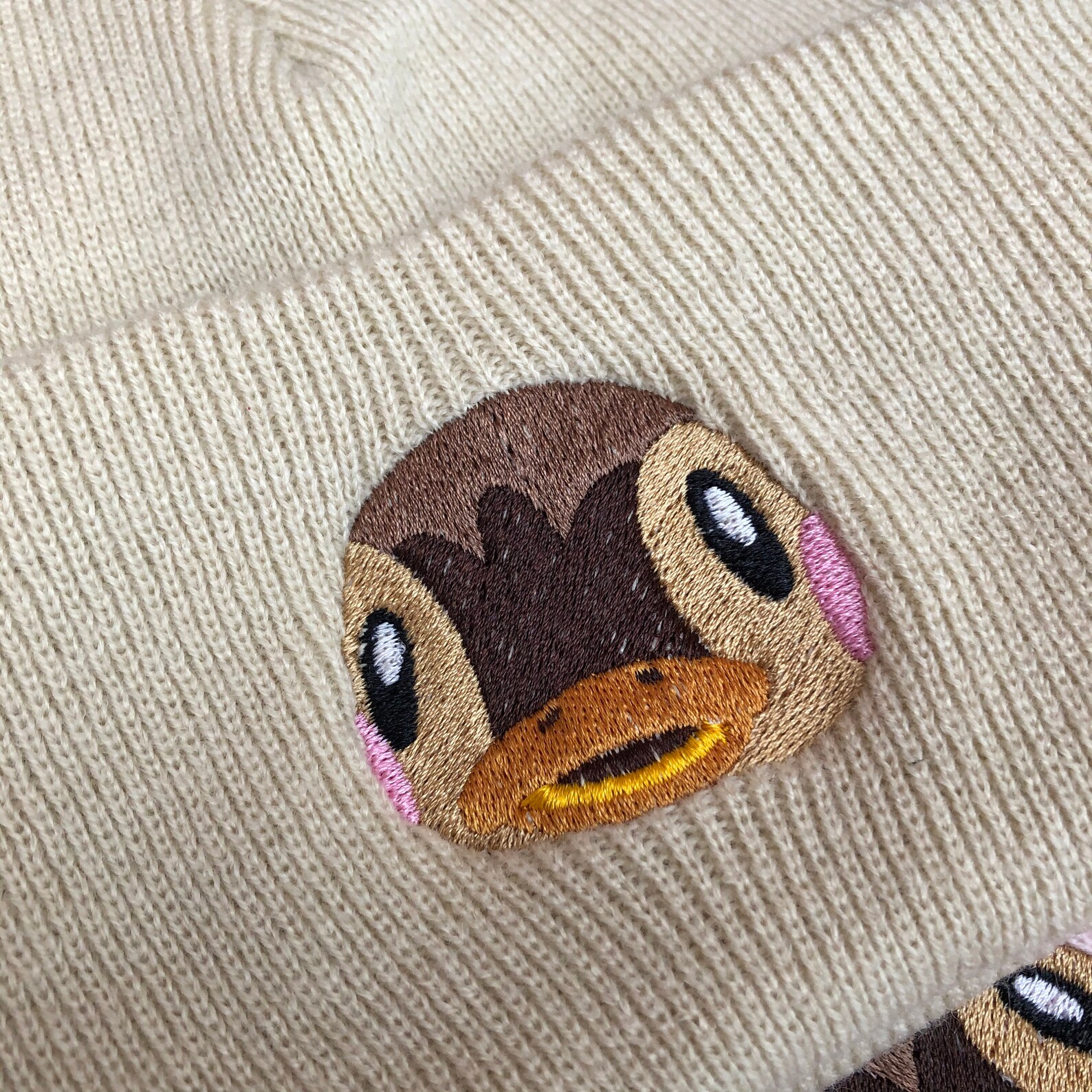 Molly beanie hat acnh inspired duck animal crossing cute gift Etsy