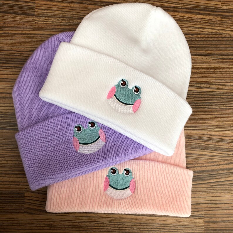 Lily Beanie Hat Acnh Inspired Pastel Animal Crossing Cute Gift Etsy UK