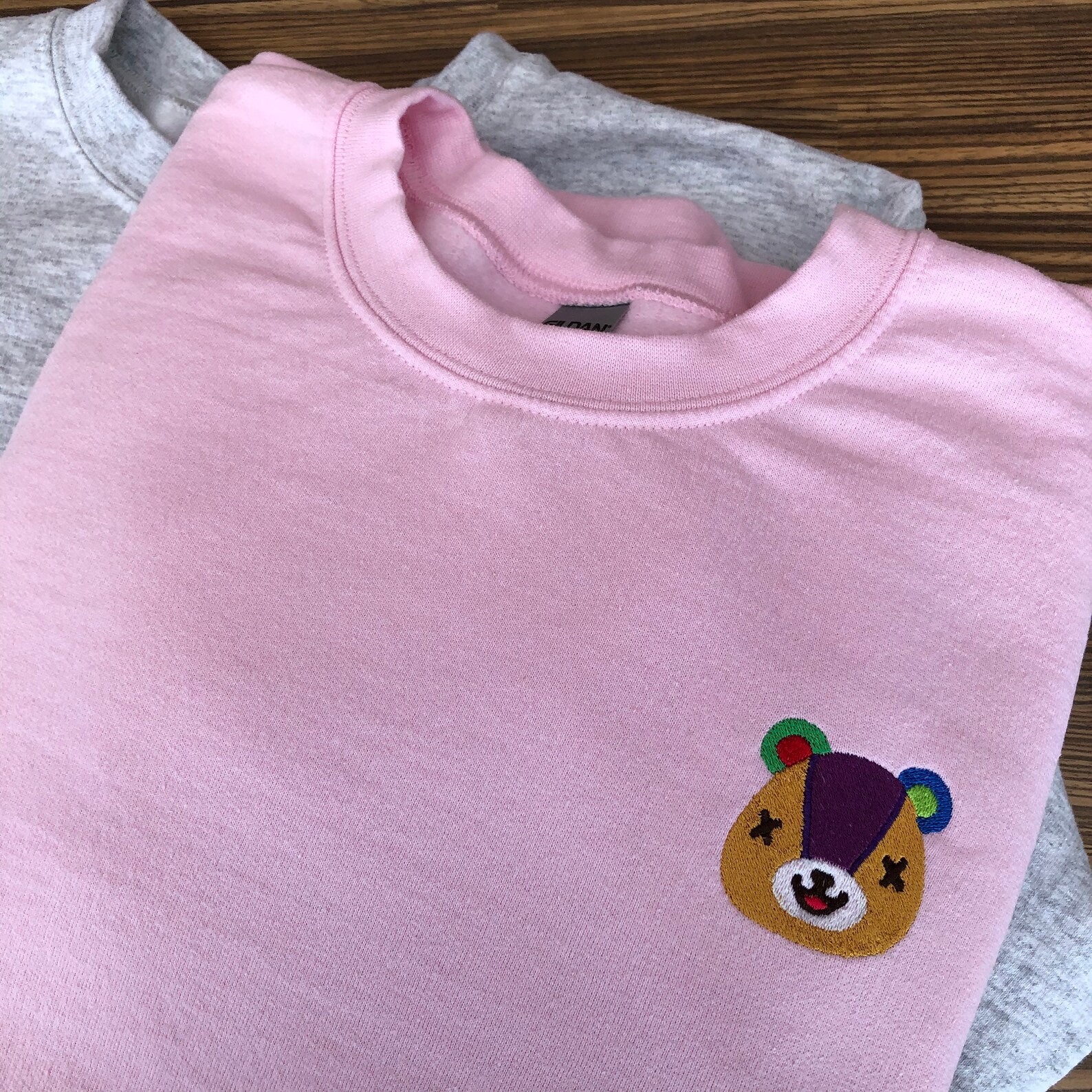 acnh printed fleece sweater