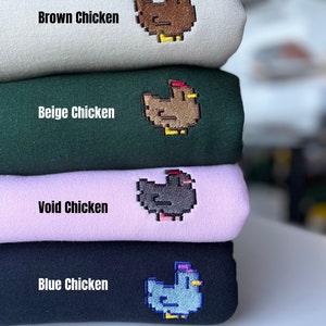 Chaqueta polar con cremallera de 1/4 Pixel Chicken imagen 8
