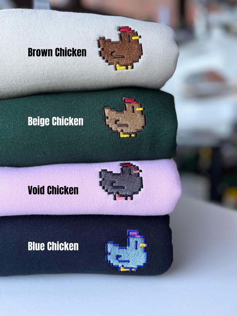 Chaqueta polar con cremallera de 1/4 Pixel Chicken imagen 8