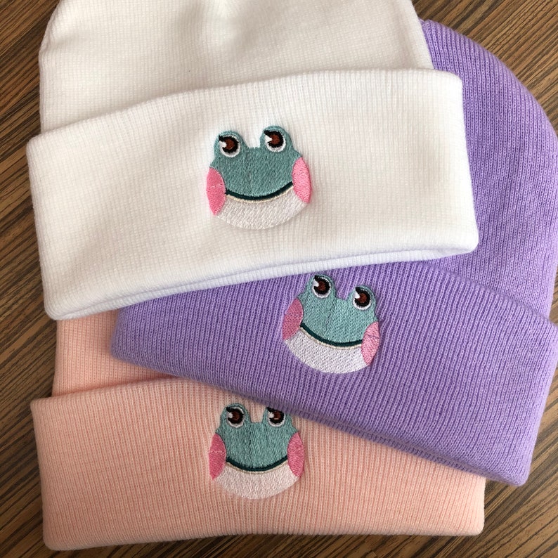 Lily Beanie Hat Acnh Inspired Pastel Animal Crossing Cute Gift Etsy UK