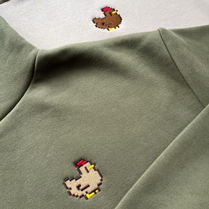 Pixel Chicken Hoodie | Stardew Valley Gift