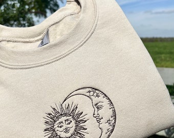 Celestial Sun and Moon Sweatshirt