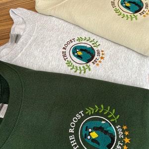 Roost Coffee Shop Embroidered Sweatshirt