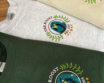 Roost Coffee Shop Embroidered Sweatshirt