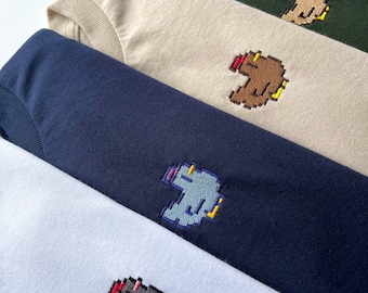 T-shirt poulet pixelisé | Cadeau Stardew Valley