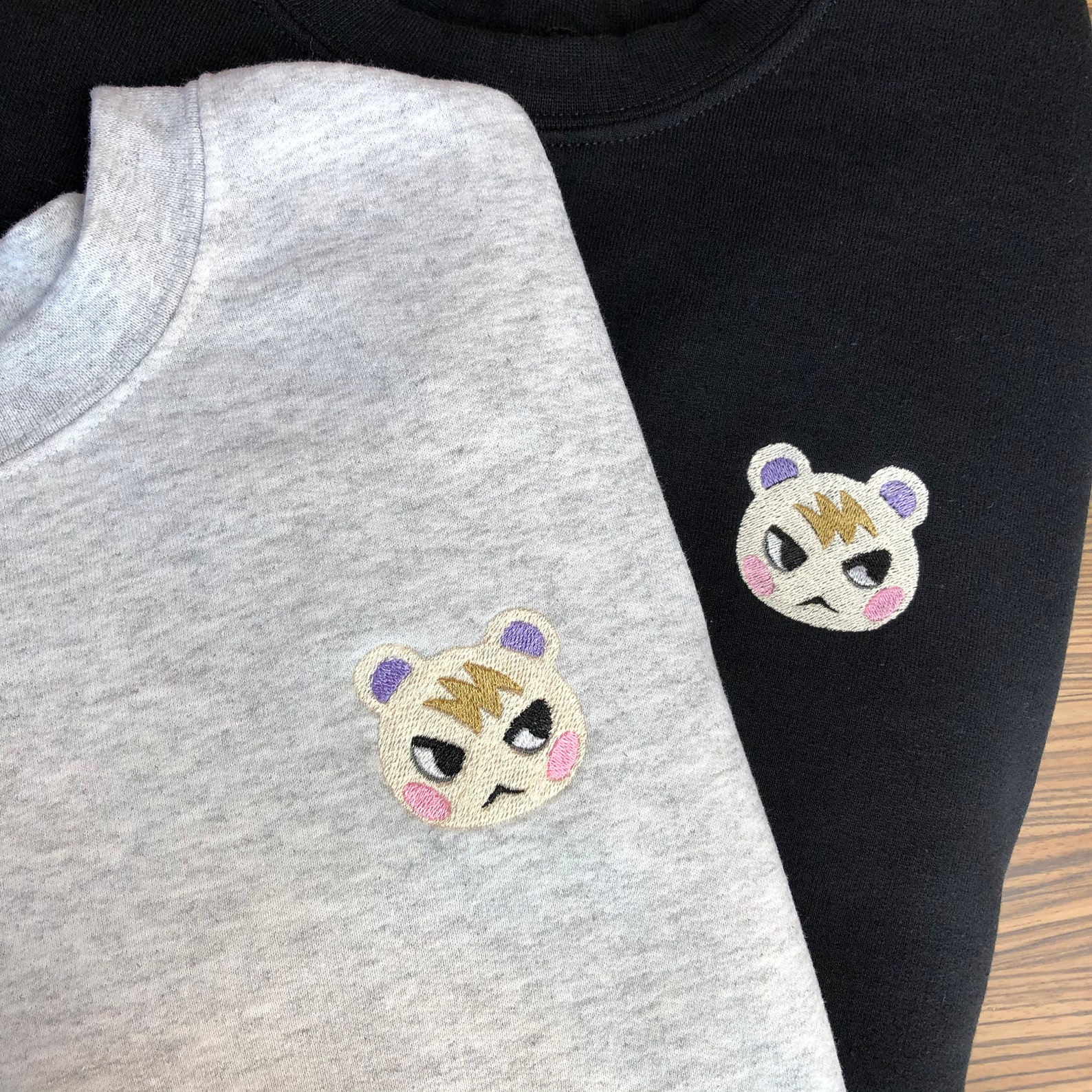 acnh printed fleece sweater
