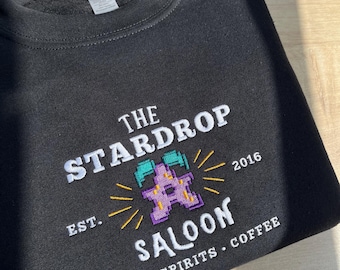 Sweat-shirt Stardrop Saloon | Cadeau de jeu confortable | Vallée des étoiles