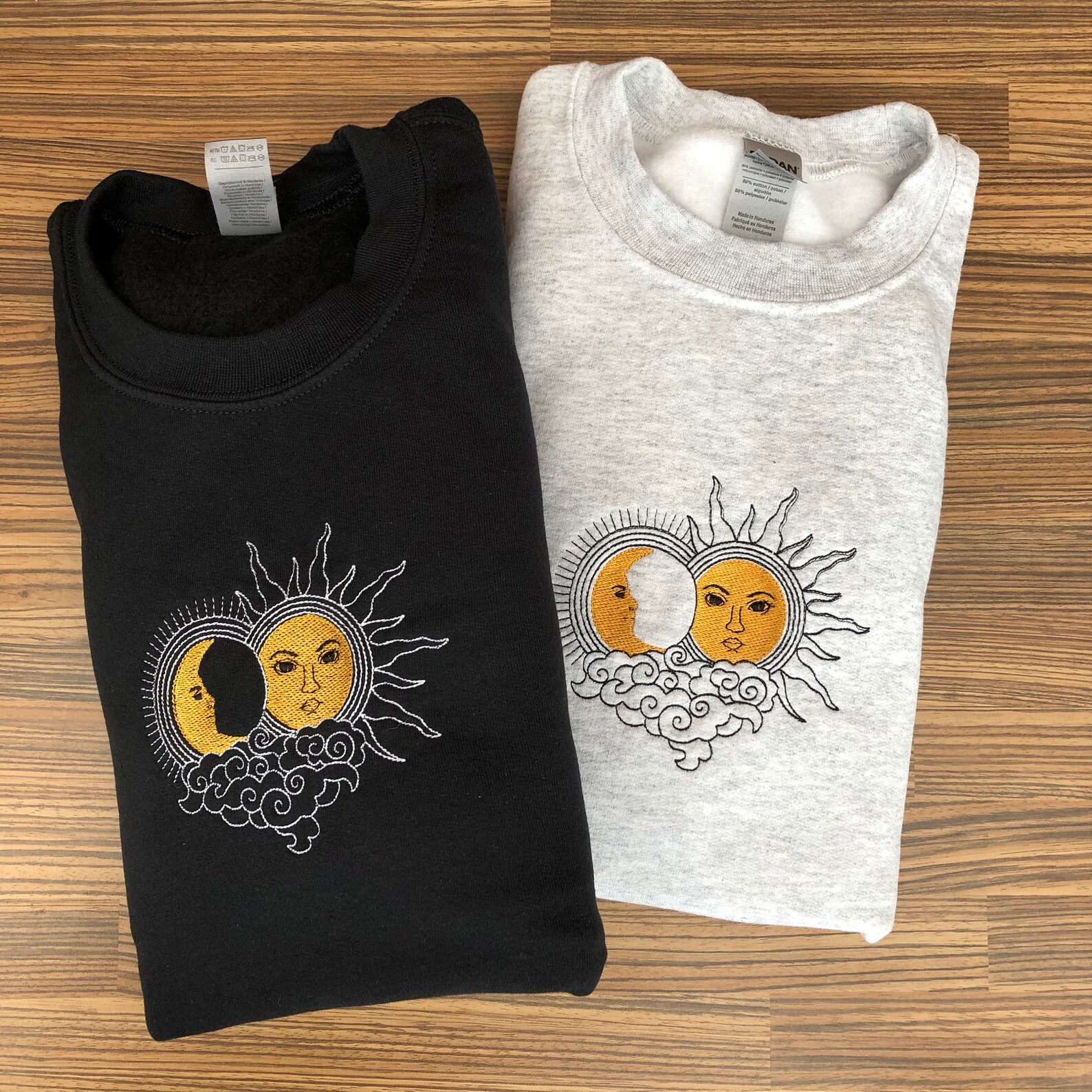 Sun and Moon Sweatshirt Etsy UK