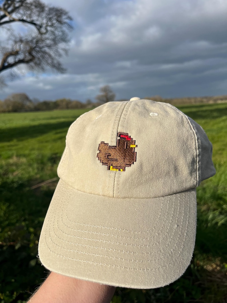 Pixel Chicken Cap | Stardew Valley | Cozy Gaming Gift - Etsy