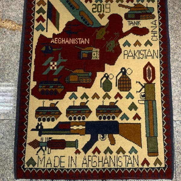 Afghanistan War Rug Etsy