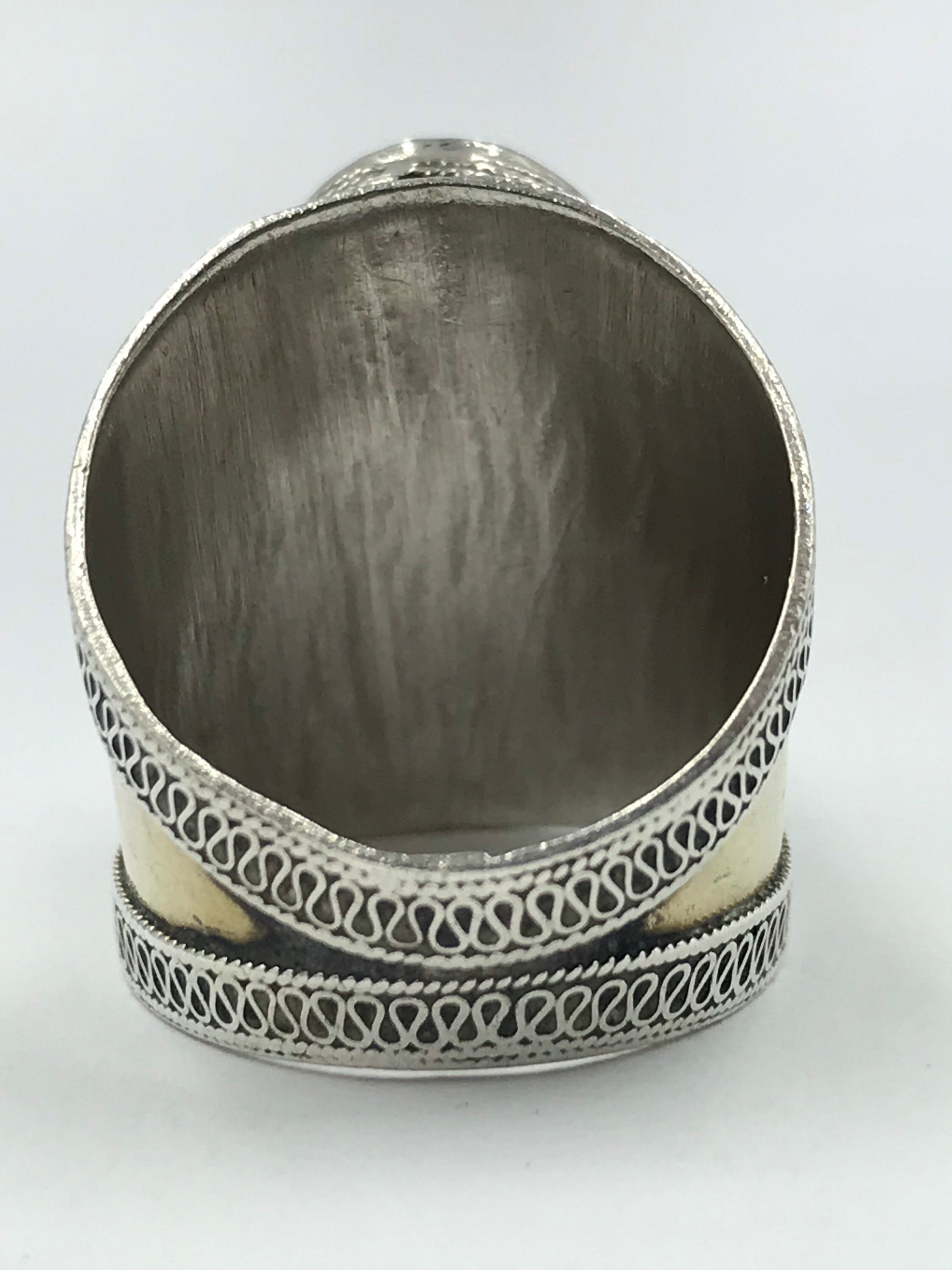 Vintage antique Handmade silver ring from Afghanistan. Etsy