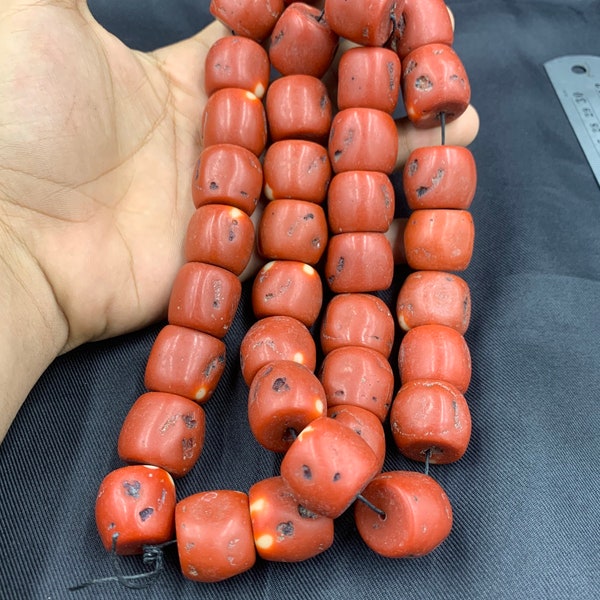 Old Coral Beads Etsy