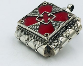 Turkmen pendant handmade with silver