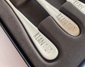 Children's cutlery Zwilling Filou Personalized with name engraving I Laser engraving I Gift Baptism I Birthday | Birth I Christmas