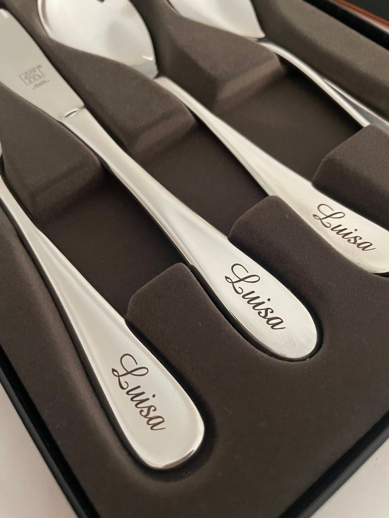 Children's cutlery Zwilling Filou Personalized with name engraving I Laser engraving I Gift Baptism I Birthday Birth I Christmas image 2