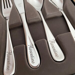 Children's cutlery Zwilling Filou Personalized with name engraving I Laser engraving I Gift Baptism I Birthday Birth I Christmas image 3