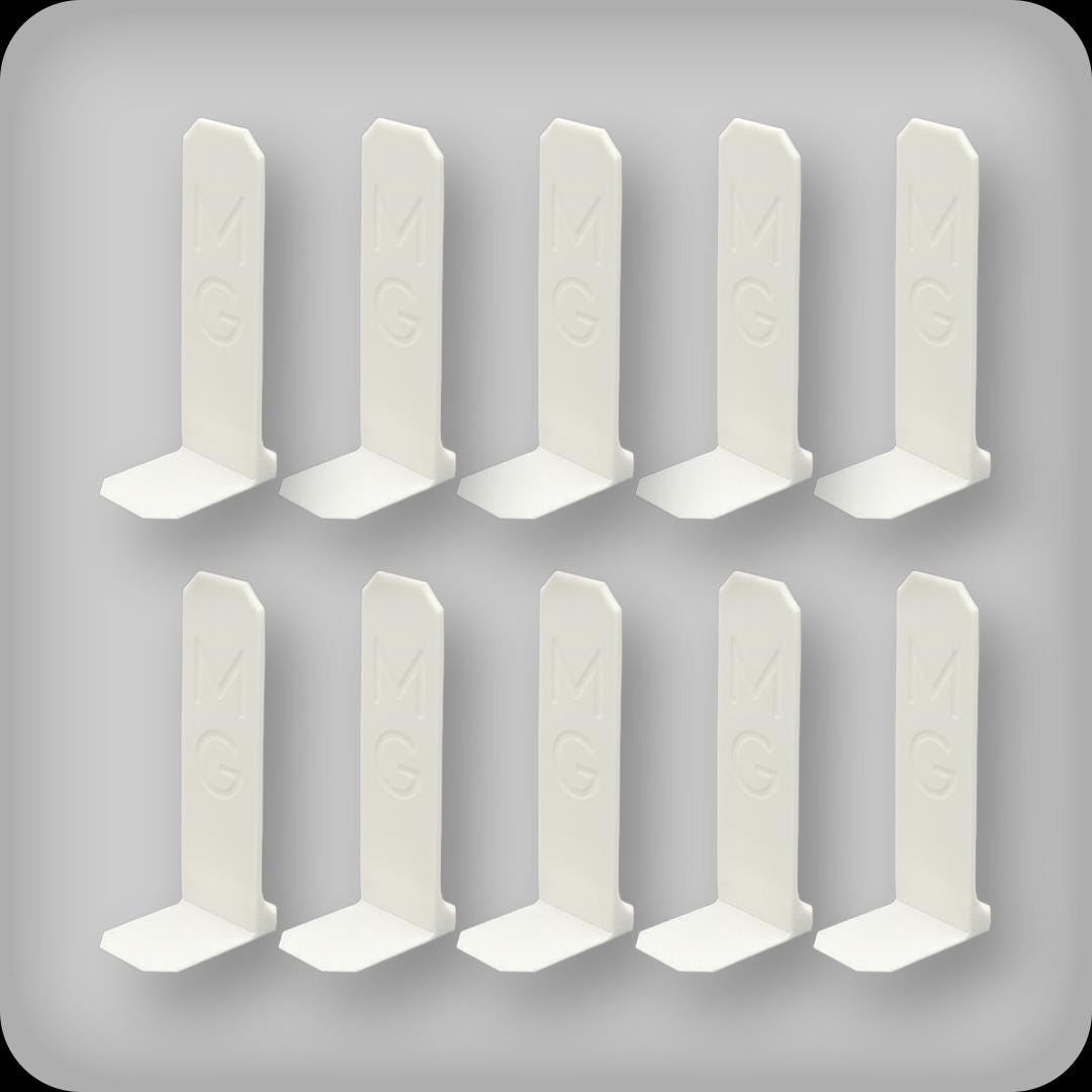 Suportes para livros de mangá/suporte para livros 10 peças | minimalista | Suporte para livros MG | Suporte para evitar que os livros tombem
