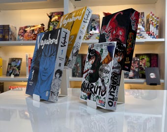 Manga Comic Stand MG Dual Stand MAX Dual Display Manga Bookstand Display Bookstand Organizer for two mangas or books