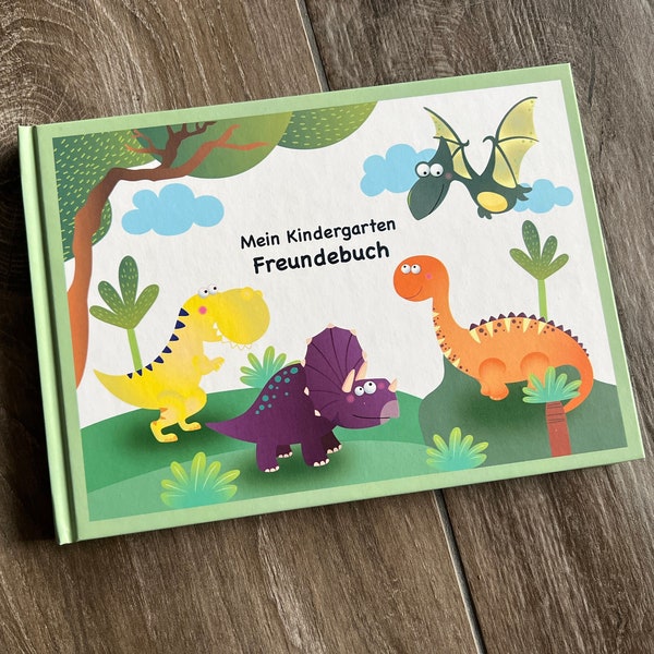 Kindergarten Freundebuch Dino